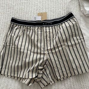 BIES GAP Cream and Black Striped Boxers